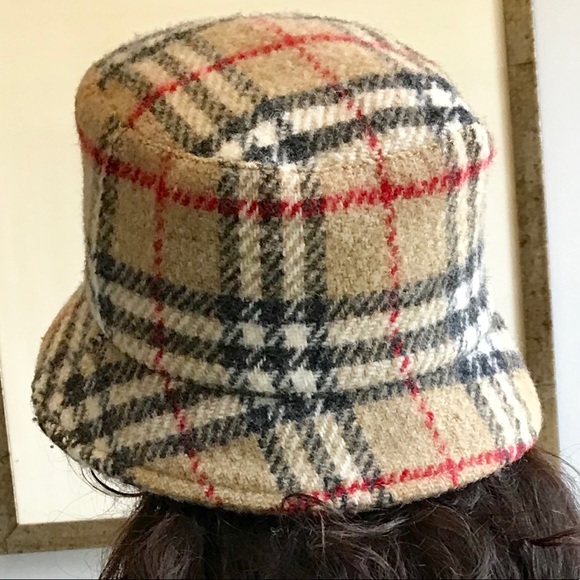 burberry wool bucket hat